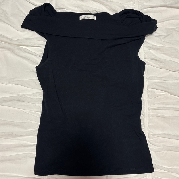 OAK + FORT Tops - OAK + FORT Black Off-Shoulder Blouse